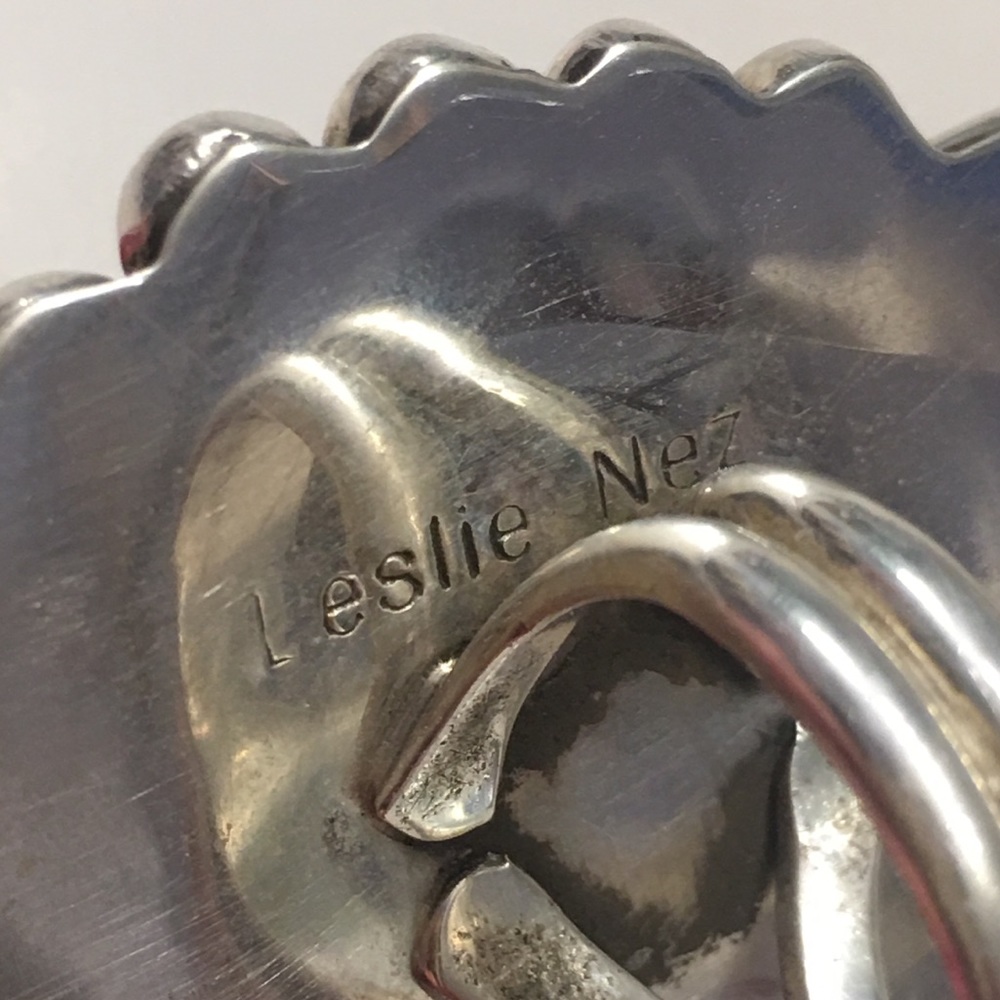 SOLD‼️ Leslie Nez Navajo Sterling Large Ring - Picture 7 of 7